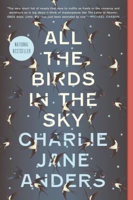 An image of the book cover for All the Birds in the Sky by Charlie Jane Anders.
