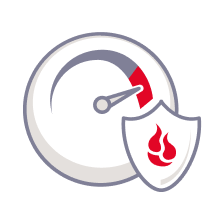 safety seal and speedometer