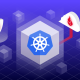 A decorative image showing the Kubernetes and Backblaze logos.