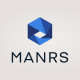 A decorative image displaying the MANRS logo.