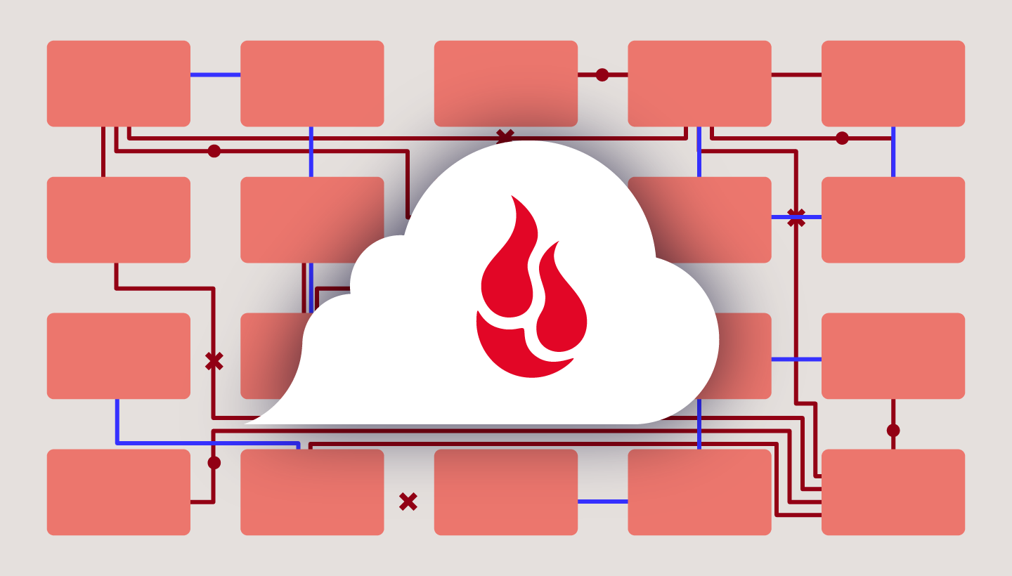 A decorative image showing the Backblaze logo on a cloud over a pattern representing a network.